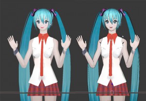 [update:180519]Blenderで裏面ポリゴンによるエッジ（輪郭線）を付けるアドオン Add reNormal Line