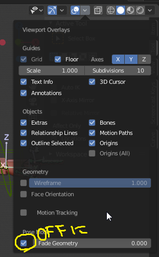 Blender2 8でポーズモードから他のオブジェクトを選択できない Soramame式
