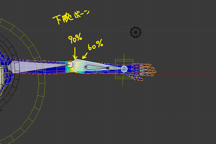 Blender2 8で肩 肘 腕の曲げとねじれを表現するボーン設定とウェイトペイントのコツ Soramame式